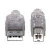 Voor SKT03 Hi-Speed USB 2.0-kabel 3m. - Type-A Male to Type-B Male, 480 Mbps