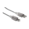 Voor SKT03 Hi-Speed USB 2.0-kabel 3m. - Type-A Male to Type-B Male, 480 Mbps