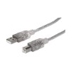 Voor SKT03 Hi-Speed USB 2.0-kabel 3m. - Type-A Male to Type-B Male, 480 Mbps